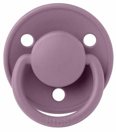 Bibs Пустышка De Lux Silicone 0+ / цвет Mauve (фиолетовый)